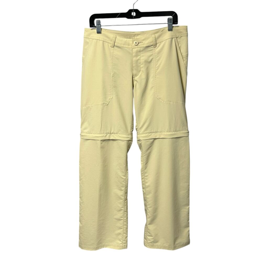 Patagonia Beige Outdoor Convertible Nylon Blend Hiking Ankle Pants Womens 8